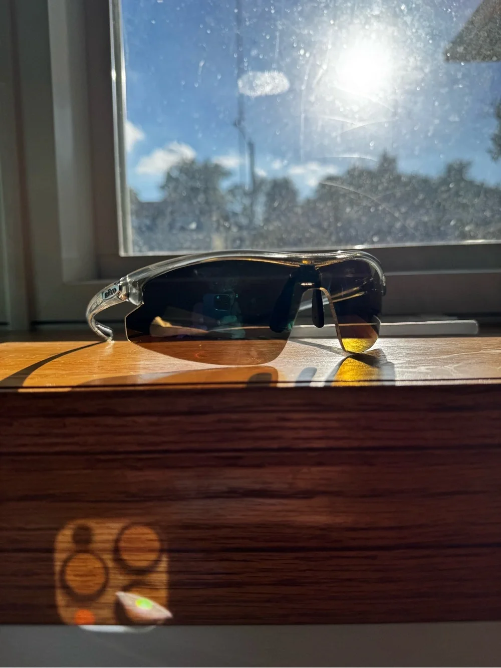 REVO Shadow Crystal Grey Evergreen RE 1268 00 GN Like New, No Case, Polarized